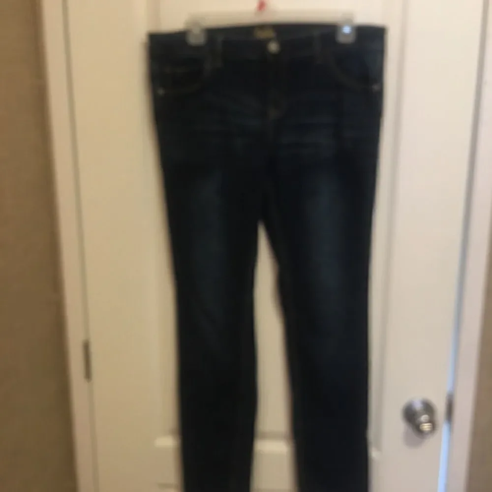 Justice Girls Jeans Size 18 1/2 Dark Wash